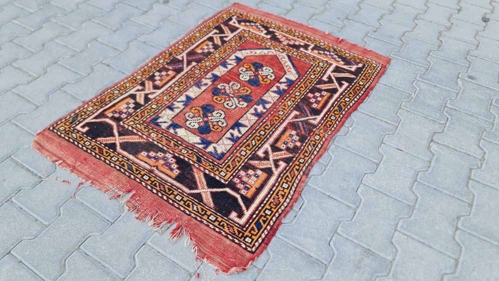 Antique Rug, handmade rug, monastery rug, wool vintage Rug, Rug carpet