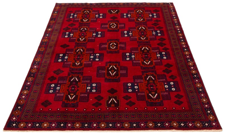 Vintage Traditional Hand-Knotted Area Rug 6'8" x 9'3" Oriental Wool Carpet gallery
