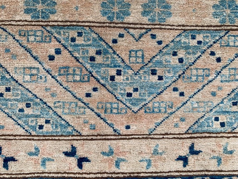 Vintage Afghan Rug, Caucasian Kazak Wool, Traditional Oriental Carpet (5x7 ft.) gallery