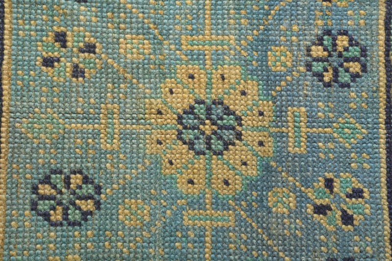 Turkish Rug Runner Hand-Knotted Carpet Vintage Runner Oushak Rug 3x12 ft,691 gallery