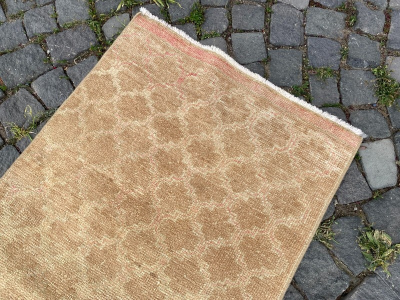 Wool rug, Bohemian rugs, Runner rug, Handmade rug, Turkish rug | 2,1 x 8,5 ft gallery