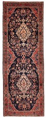 Vintage Hand-Knotted Carpet 4’2″ x 12’2″ Traditional Oriental Wool Area Rug