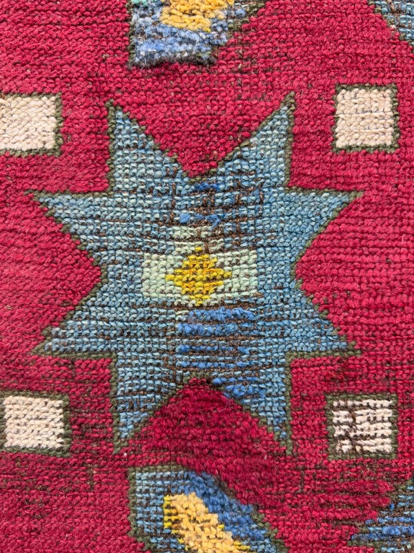 Antique Hand Knotted Rare Authentic Collectible European Wool Rug Carpet gallery