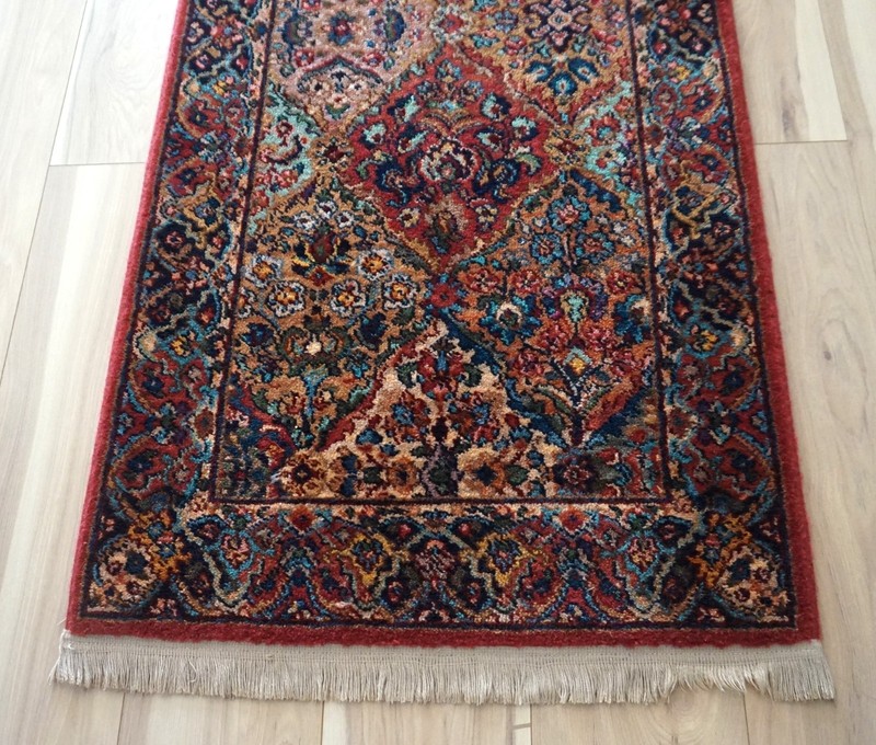 KARASTAN RUG RUNNER MULTICOLOR PANEL KIRMAN #700/717 2'6"x12' gallery