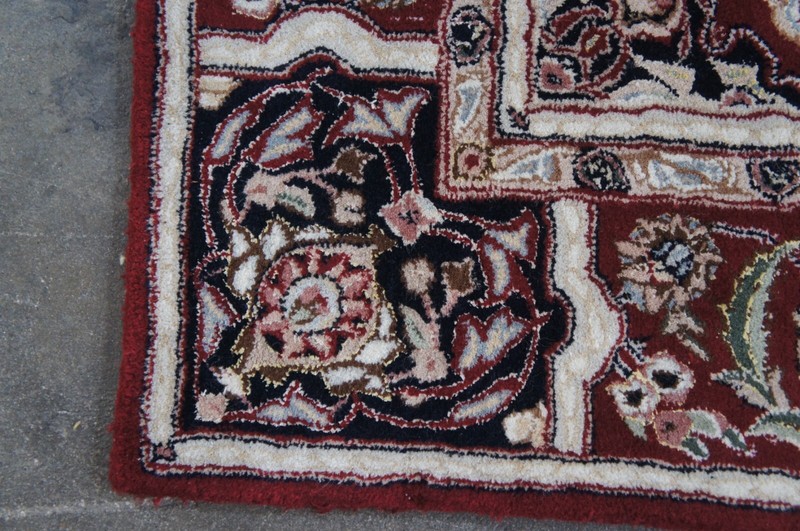 Vintage Chinese Oriental Sino Floral All Over Medallion Area Rug Carpet 5' x 8' gallery