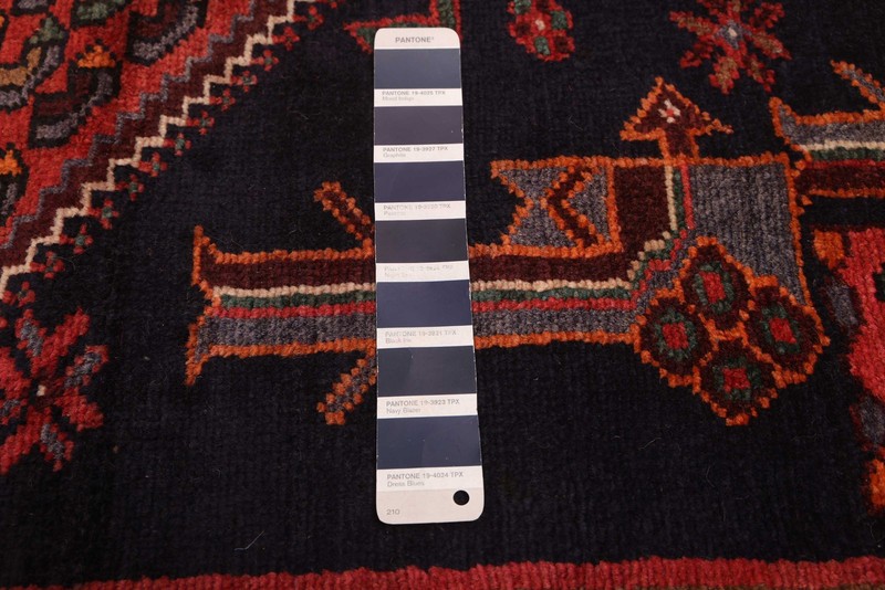 Vintage Hand-Knotted Area Rug 4'5" x 10'5" Traditional Wool Carpet gallery