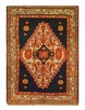Navy Blue antique Kazak 4'1'' X 5'9'' gallery