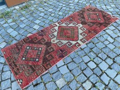 Bohemian rugs, Runner rug, Handmade, Turkish rug, Vintage, Wool | 2,4 x 6,8 ft