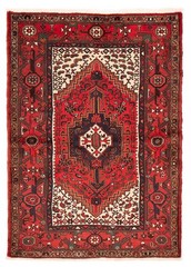 Traditional Vintage Hand-Knotted Area Rug 4’2″ x 6’4″ Oriental Wool Carpet