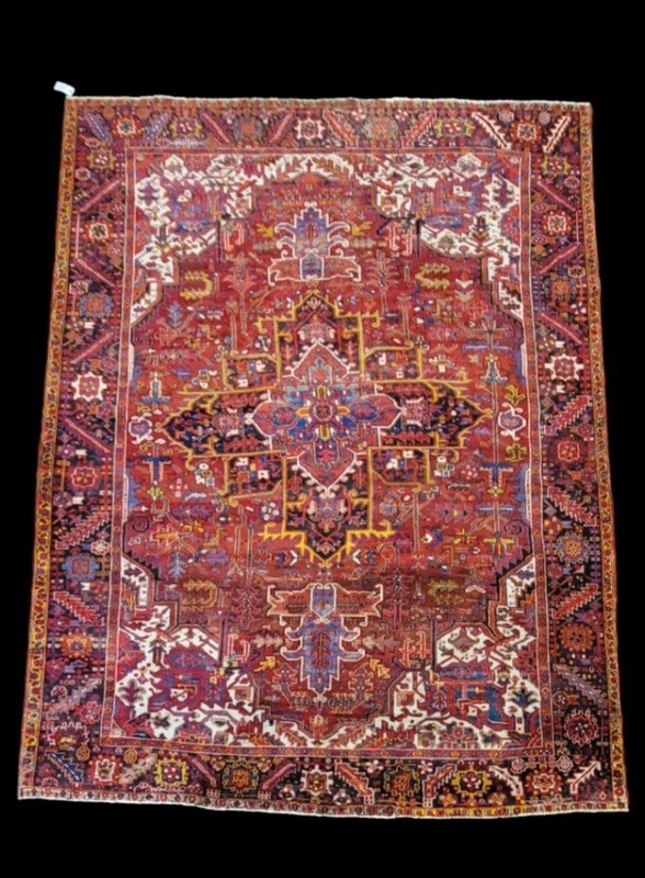 Geometric Design Hand-Knotted 10X13 Traditional Oriental Rug Home Decor Carpet gallery