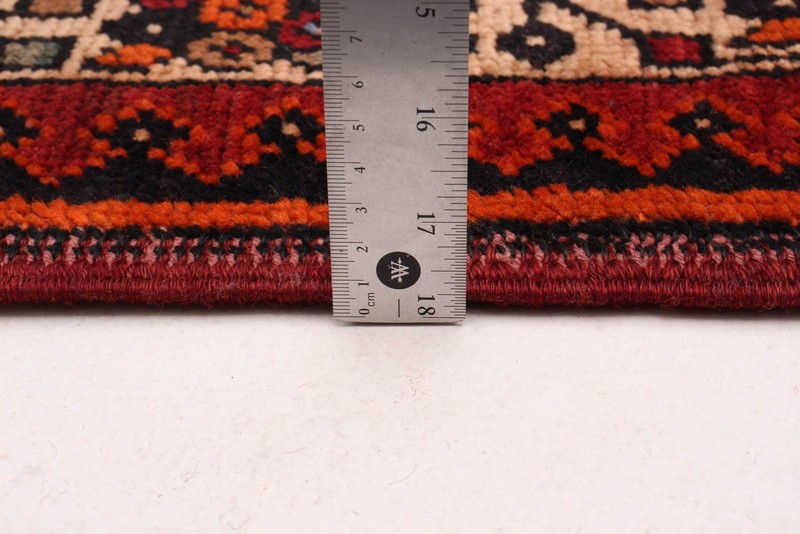 Vintage Hand-knotted Runner Rug 3'6" x 13'7" Traditional Oriental Wool Carpet gallery