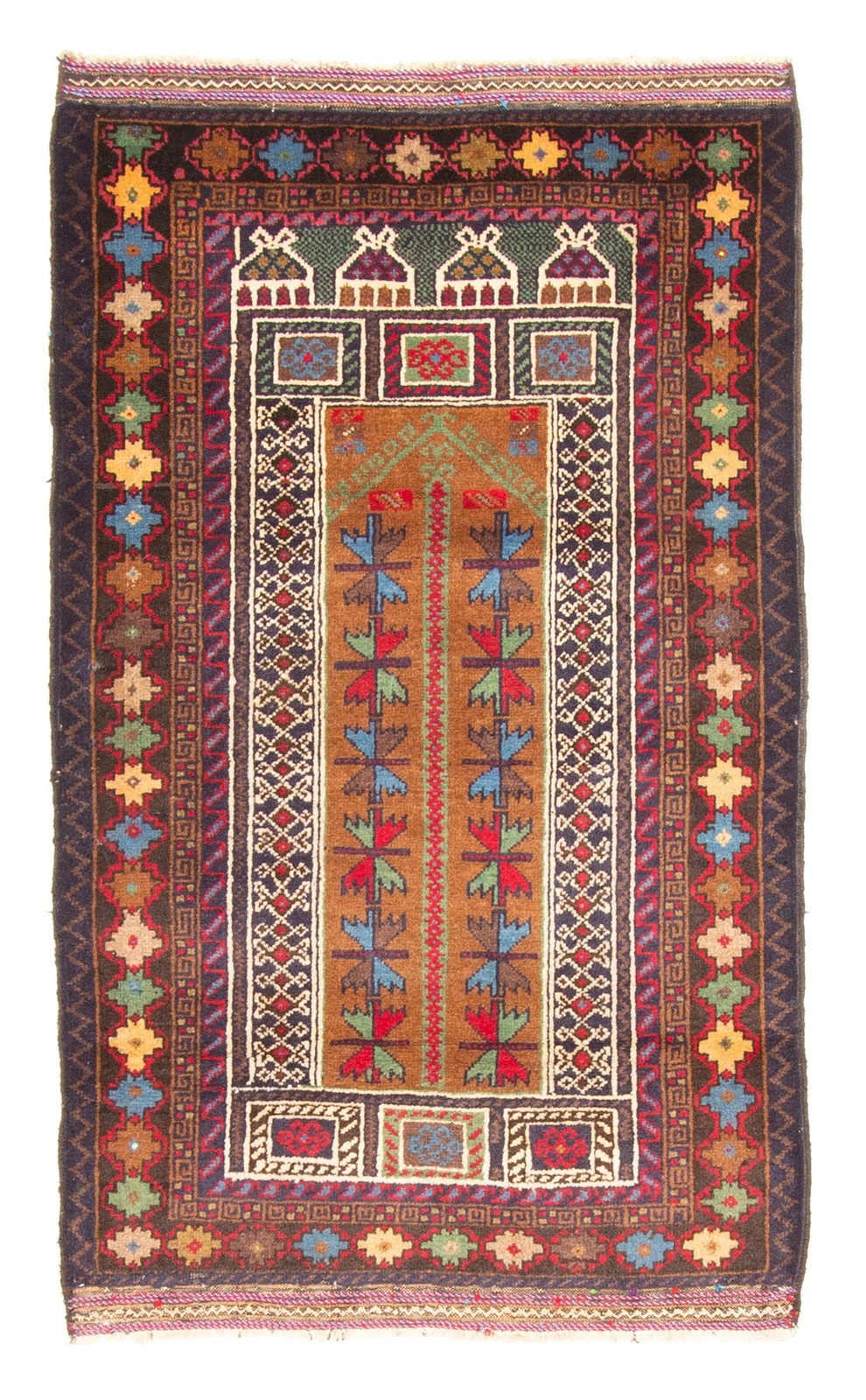 Traditional Vintage Hand-Knotted Area Rug 2'11" x 4'11" Oriental Wool Carpet gallery
