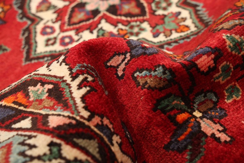 Vintage 3'2" x 5'0" Traditional Hand Knotted Vegetable Dye Wool Area Rug gallery