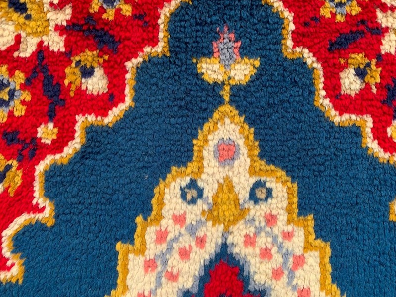 Vintage Mid-Century Scandinavian: Long-Pile Rya Shags, Traditional Rug (4x5 ft.) gallery
