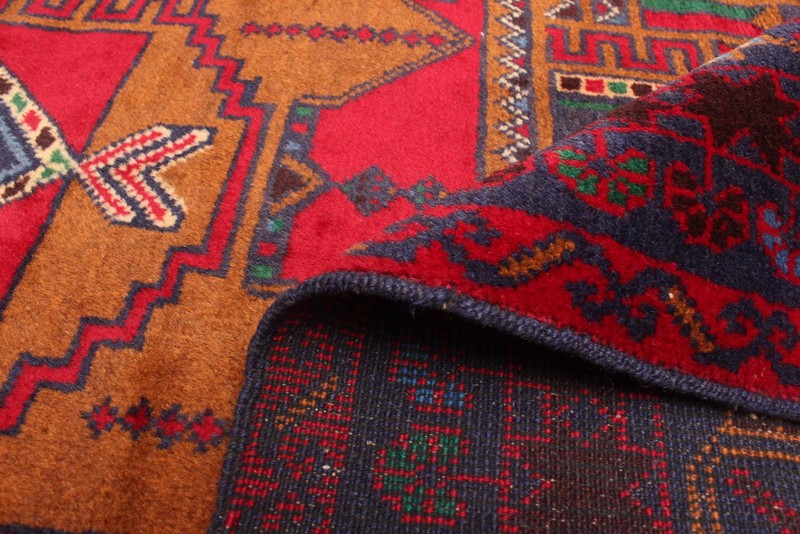 Vintage Hand-Knotted Area Rug 3'4" x 6'1" Traditional Oriental Wool Carpet gallery