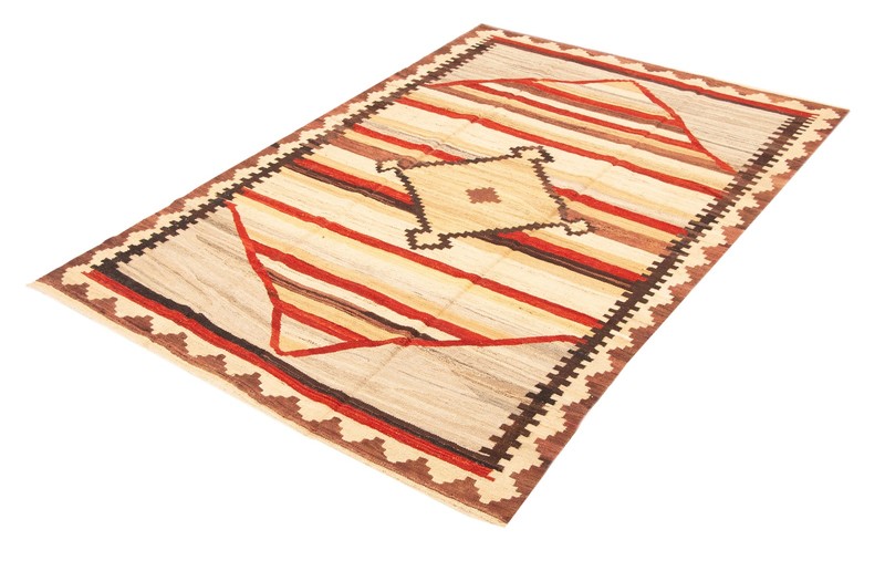 Vintage Hand Woven Area Rug 6'4" x 9'8" Traditional Wool Oriental Carpet gallery