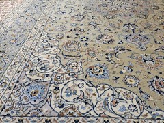 9.3 x 13 ANTIQUE FINE USHAK RUG CAUCASIAN VINTAGE SERAPI HERIZ KAZAK