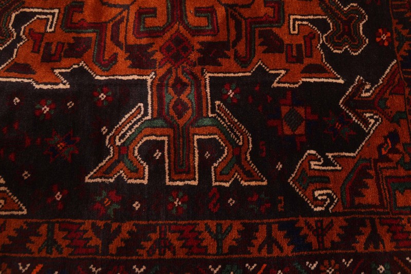 Vintage Traditional Hand-Knotted Area Rug 4'3" x 6'9" Oriental Wool Carpet gallery