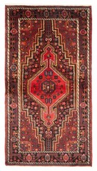 Vintage Hand-Knotted Carpet 4’4″ x 7’9″ Traditional Oriental Wool Area Rug