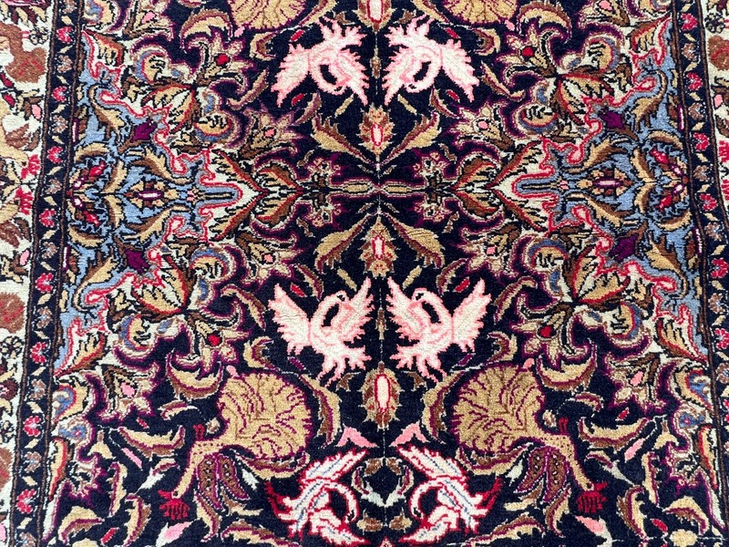 Gorgeous Vintage Stunning Shikargha Pictorial Hunting Scene Wall Hang Carpet gallery