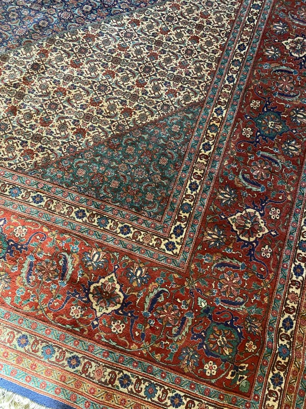 Vintage Handmade Fine Palace Size Oriental Rug, Traditional Design, 14'x19' gallery