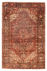 Traditional Vintage Hand-Knotted Area Rug 6’8″ x 10’6″ Oriental Wool Carpet