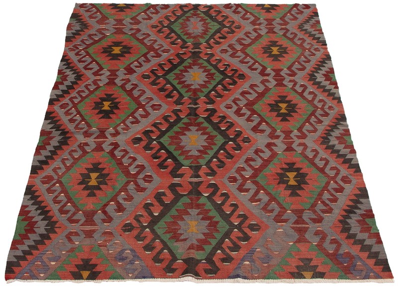 Vintage 5'7" x 10'7" Traditional Wool Hand Woven Oriental Area Rug gallery