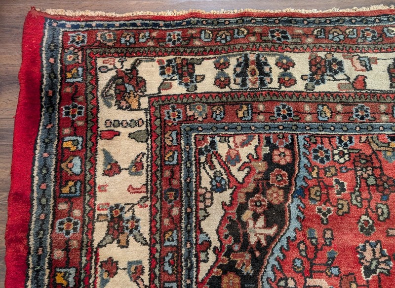 Pers'ian Rug 8' 6" x 11' 9", Red, Village Rug, Hand Knotted, Wool gallery