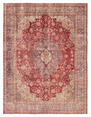 Traditional Vintage Hand-Knotted Area Rug 9’6″ x 12’3″ Oriental Wool Carpet