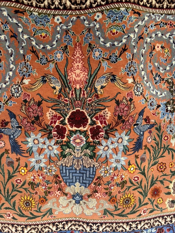 Pictorial Rug 3.7x 5.1 Kork Wool Silk for Wall Hanging Rug gallery