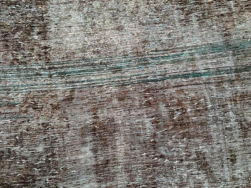 Vintage Afghan Rug, Zero Pile Muted Rug, Traditional Area Carpet (10x12 ft.) gallery