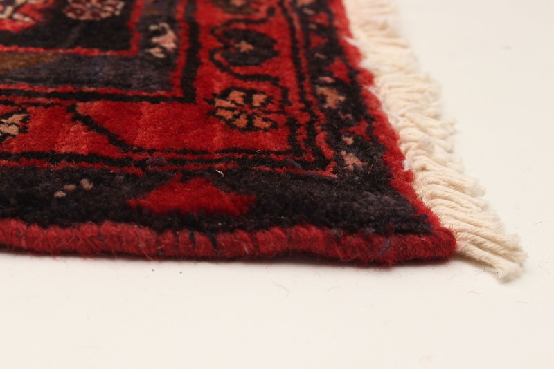 3'4" x 9'11" Vintage Hand-knotted Runner Rug Traditional Oriental Wool Carpet gallery