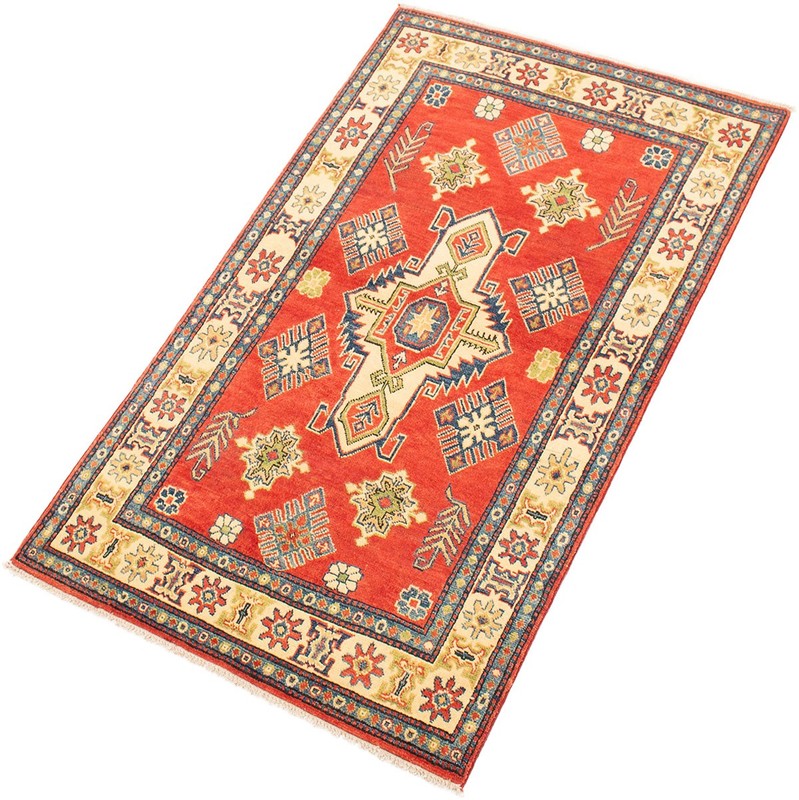 Vintage Hand-Knotted Area Rug 3'9" x 6'4" Traditional Wool Carpet gallery