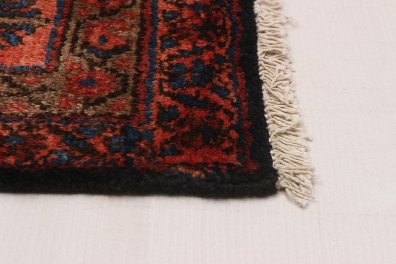Vintage Hand-knotted Runner Rug 3'6" x 13'0" Traditional Oriental Wool Carpet gallery