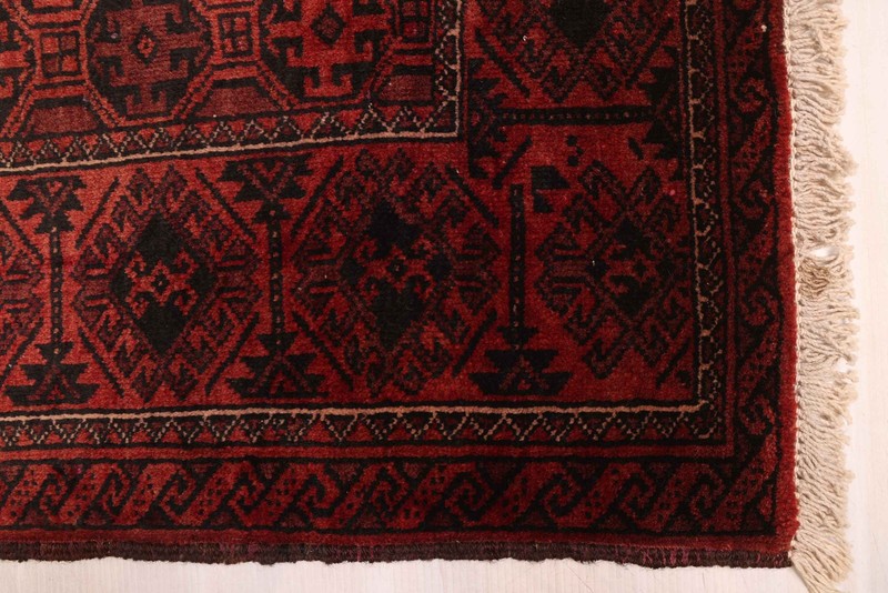 Traditional Vintage Hand-Knotted Area Rug 3'9" x 7'7" Oriental Wool Carpet gallery