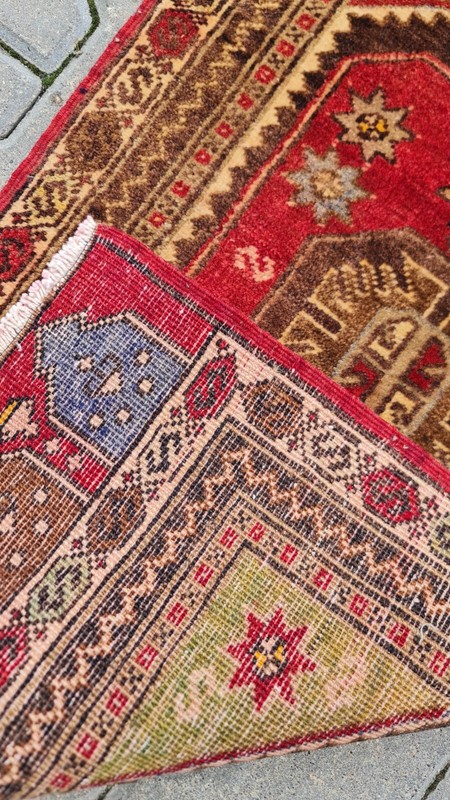 Well Knotted One of a kind Antique Turkish rug gallery
