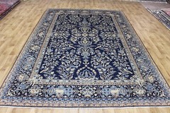 ANTIQUE KESHANN CARPET, PARADISE GARDEN, BIRDS & ANIMALS 310 X 215 CM