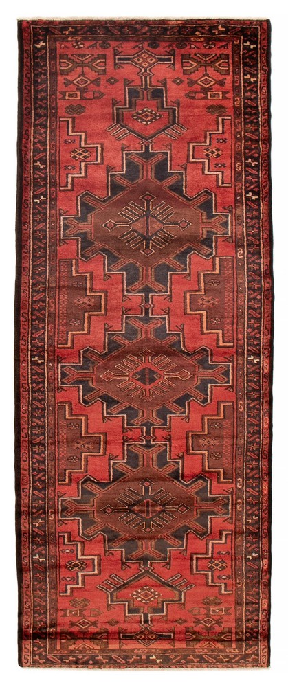 3'5" x 9'6" Vintage Hand-knotted Runner Rug Traditional Oriental Wool Carpet