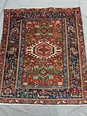 118 x 137 cm COLLECTORS’ ITEM Antique Stunning Tribal Kazak Caucasian Carpet