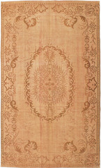 Vintage Hand-Knotted Area Rug 5’11” x 9’4″ Traditional Wool Carpet