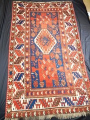 ANTIQUE KAZAK CAUCASIAN SHIRVAN HERIZ RUG CARPET ORIENTAL RUG ANTIKER TEPPICH