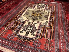 COLLECTRS’ ITEM Antique Tribal Natural Vegetable Dye Caucasian Kazak Carpet