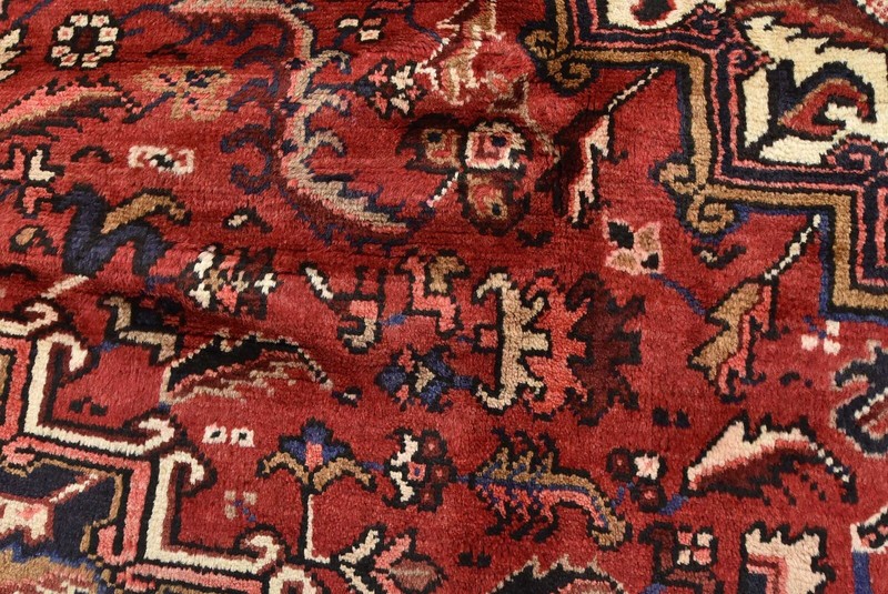 Vintage Tribal Rug 8’5” x 10’10” Red Wool Traditional Hand-Knotted Carpet gallery
