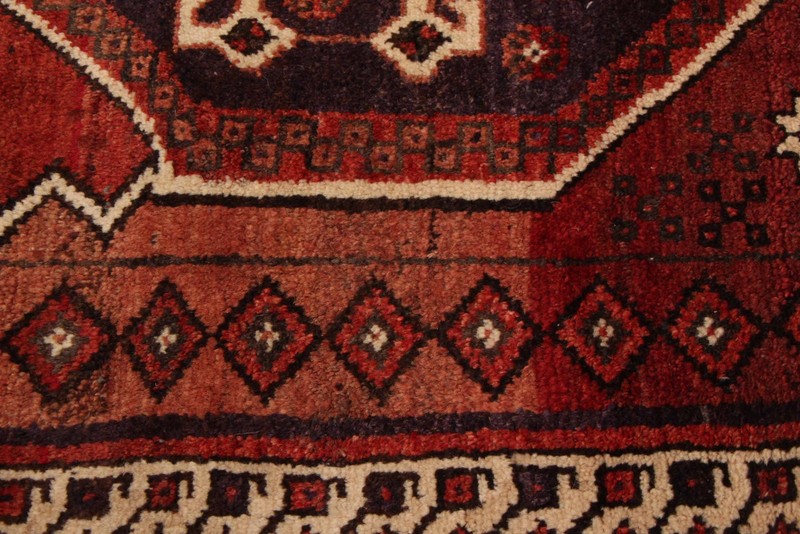 Vintage 3'5" x 6'1" Traditional Hand Knotted Vegetable Dye Wool Area Rug gallery