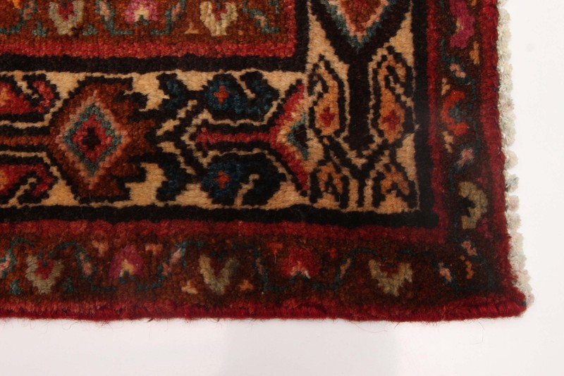 Vintage Hand-knotted Runner Rug 3'11" x 9'8" Traditional Oriental Wool Carpet gallery