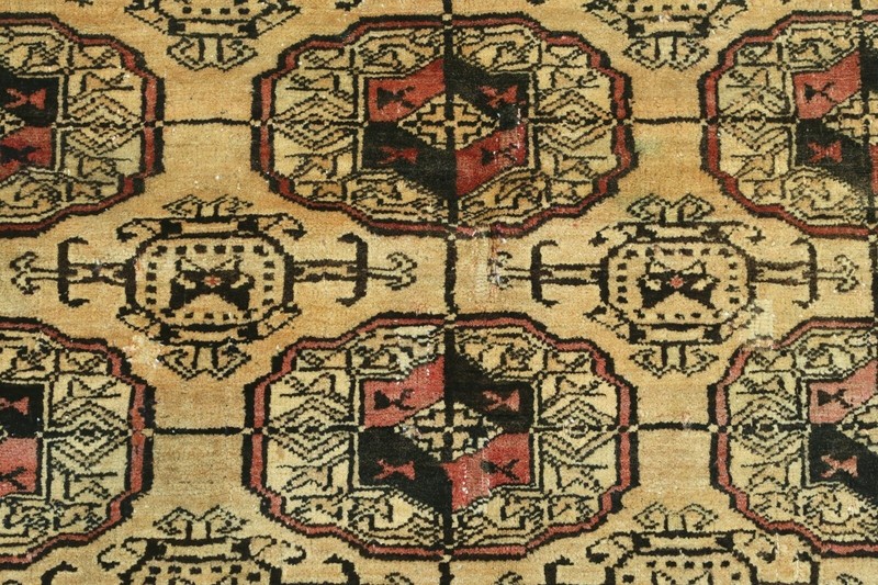 Antique Turkish Carpet Handmade Wool Rug Turkoman Rug Floor Teppich Tapi 53"x71" gallery