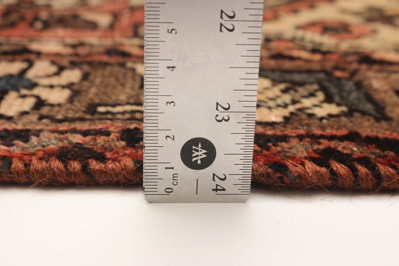 Vintage Hand-knotted Runner Rug 3'2" x 9'8" Traditional Oriental Wool Carpet gallery
