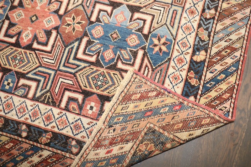 Antique Caucasian Shirvan Kuba Gendje Rug Size 3'x5' gallery