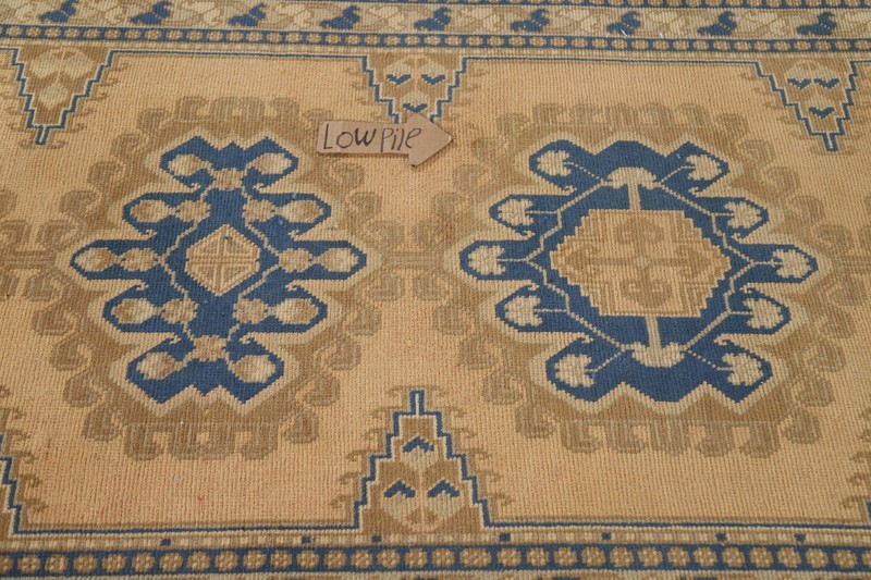Geometric Ardebil 10 ft. Runner Vintage Rug Wool Hand-knotted 3x10 gallery