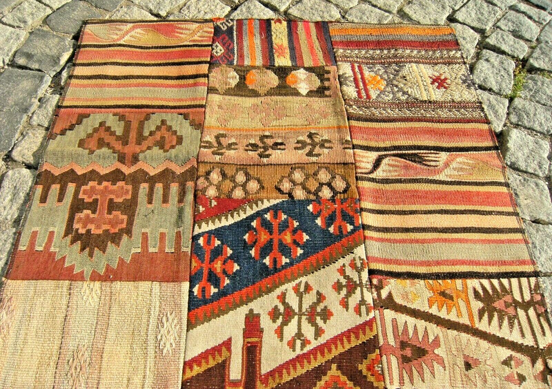 Vintage Turkish Rug 32'' x 50'' Anatolian Pastel Colors Patchwork Home Decor Rug gallery